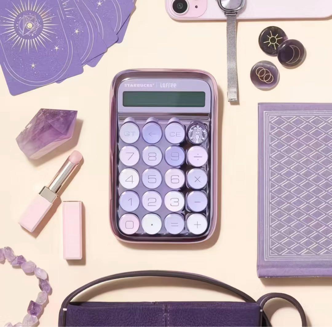 STARBUCKS Lo パープル電卓Starbucks WWW_OPDRERGINERDOGAN_COM