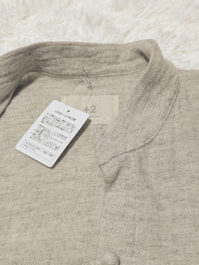 ✨新品✨+2 100% a hundred percent リネン ワンピース