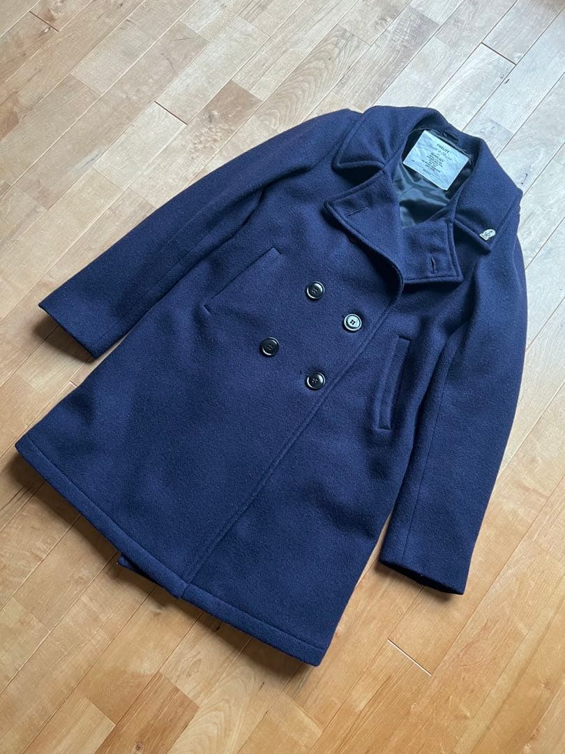 BEAMSBOY×FIDELITYビームスボーイ別注フェデリティロングピーコート BEAMSBOY×FIDELITYビームスボーイ別注フェデリティロングピーコート