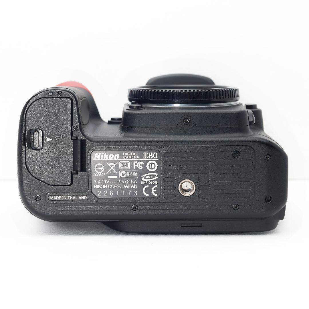 ❤️Nikon D70❤️バッテリー付❤️動作確認❤️スマホ転送可能 ショット数わずか NIKON D80 カメラバッグ付 レンズセット