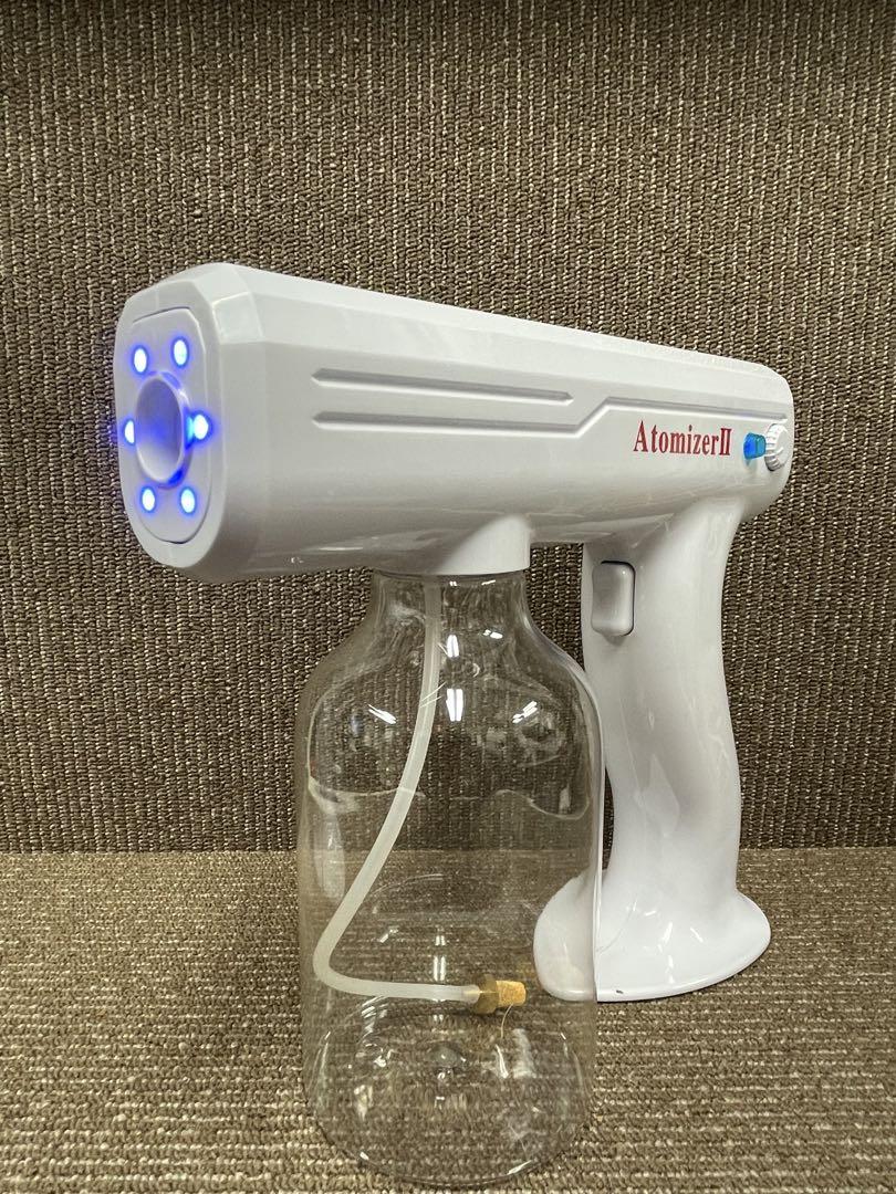 B◆送料無料◆ アルコールスプレー噴霧器 電動スプレー 詰替アルコール8本セット