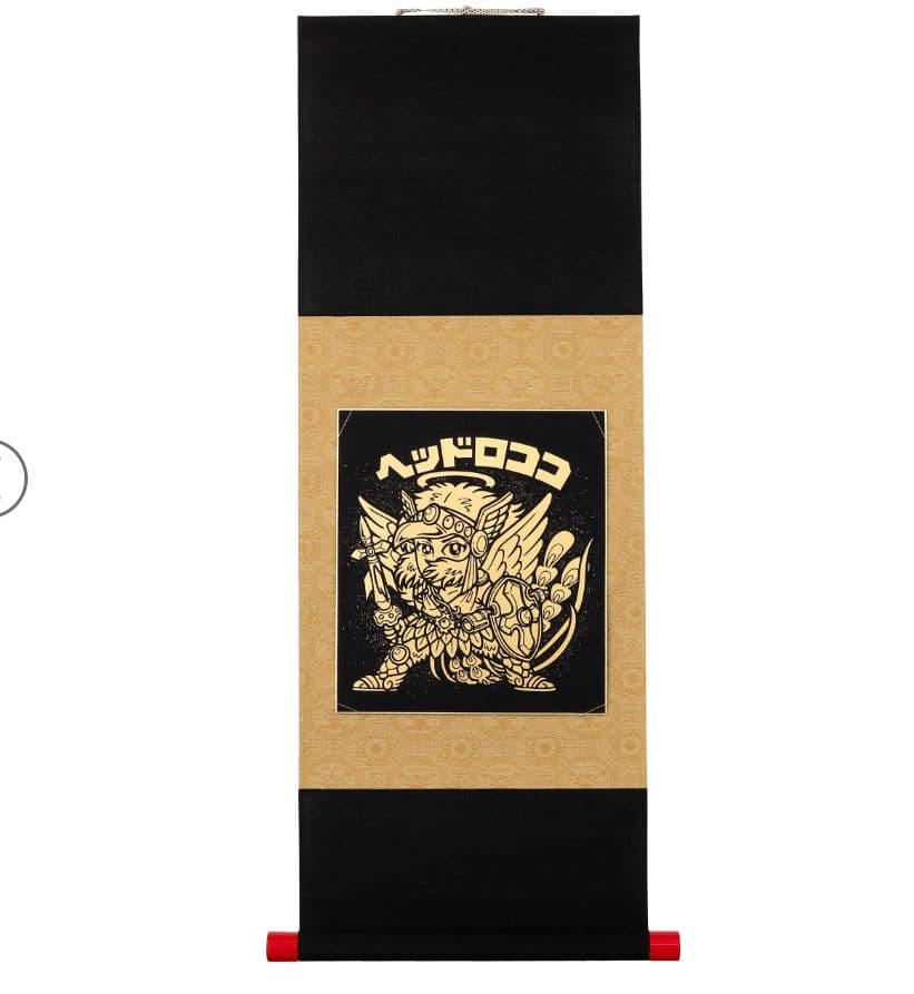 受注生産 ビックリマン 色紙掛軸 ヘッドロココ