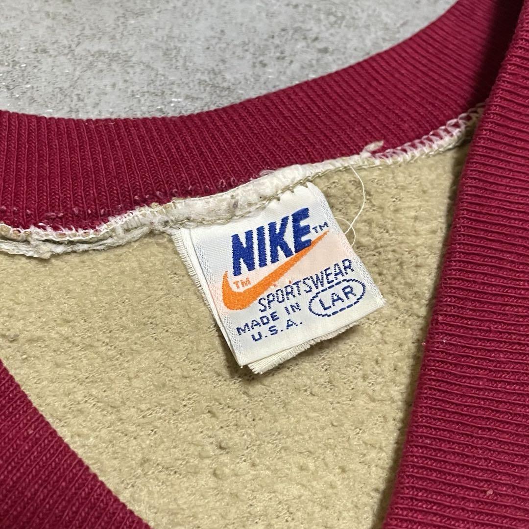 70s vintage NIKE raglan sweatshirt 画像4