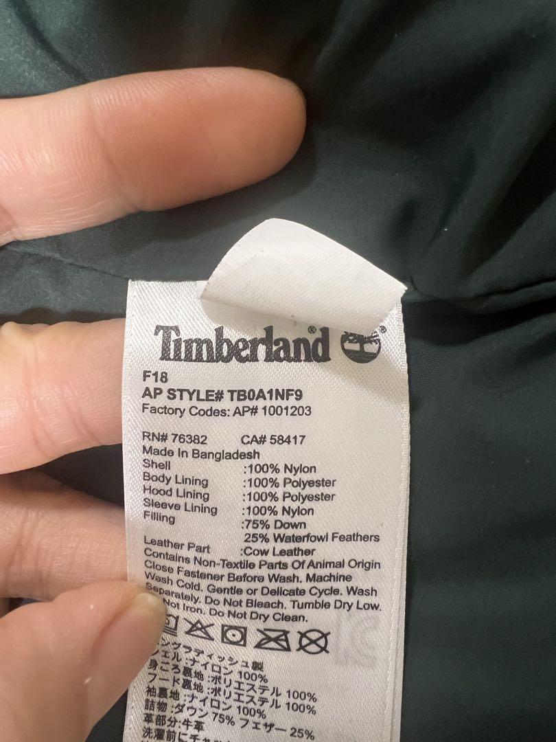 Timberland ネイビー ダウンジャケット本日最終