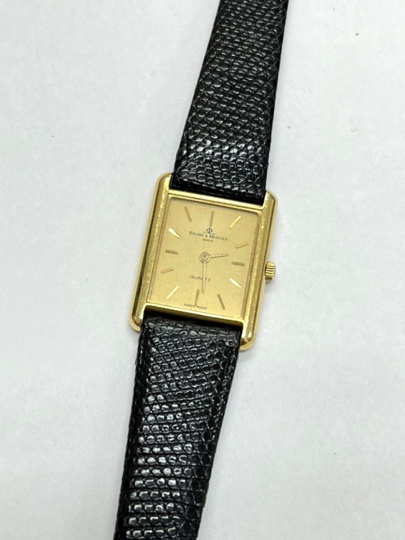 上品 BAUME&MERCIER 18K 腕時計 稼働品 F128 腕時計(アナログ) - troika.ee