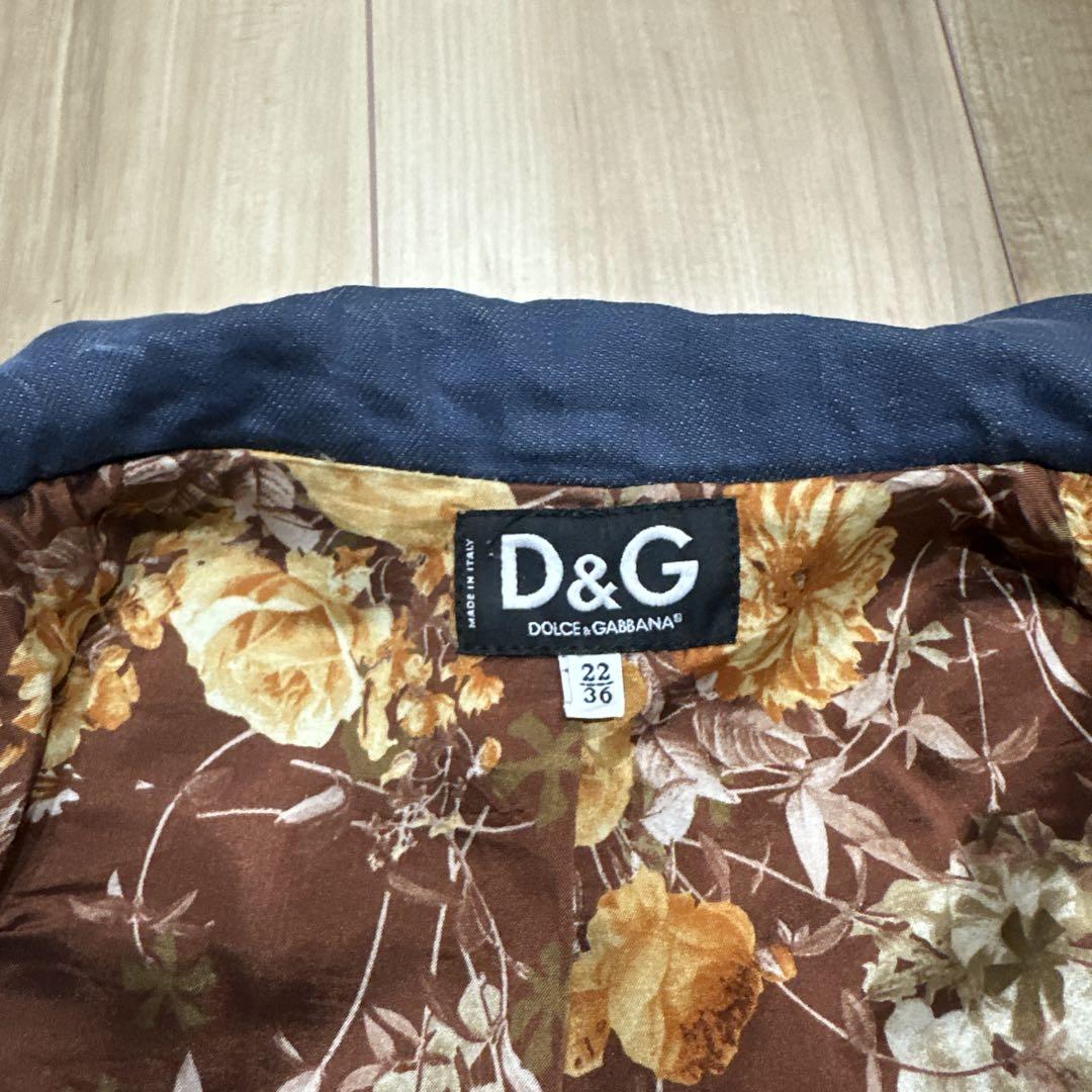 D&G デニムジャケット 36 ダメージ加工 - メルカリ
