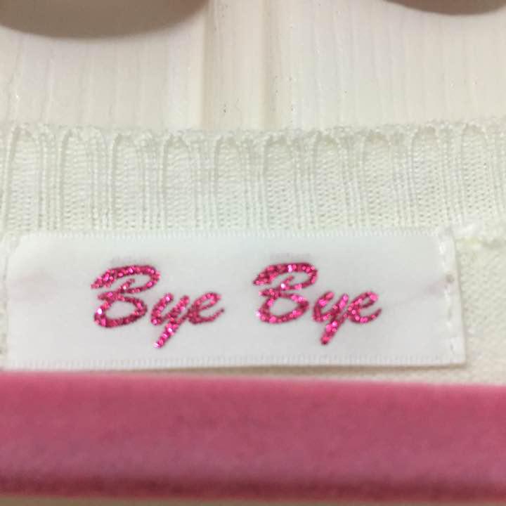半額 50％OFFの通販 美品】Bye Bye ロングニット☆38 アーガイル ハート トップス