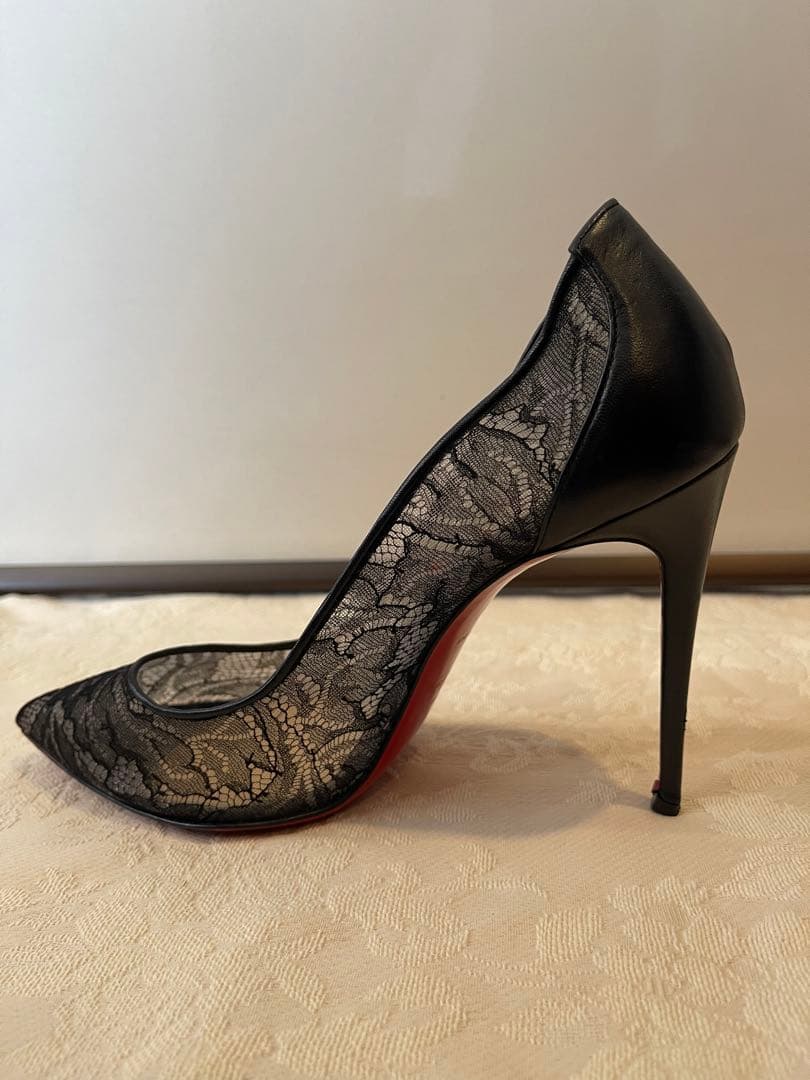 クリスチャンルブタン レースパンプス 38 25cm クリスチャンルブタン レースパンプス 38 25cm