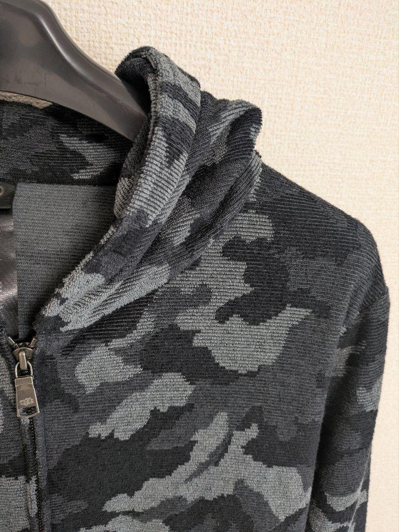 トップス pile camouflage parka
