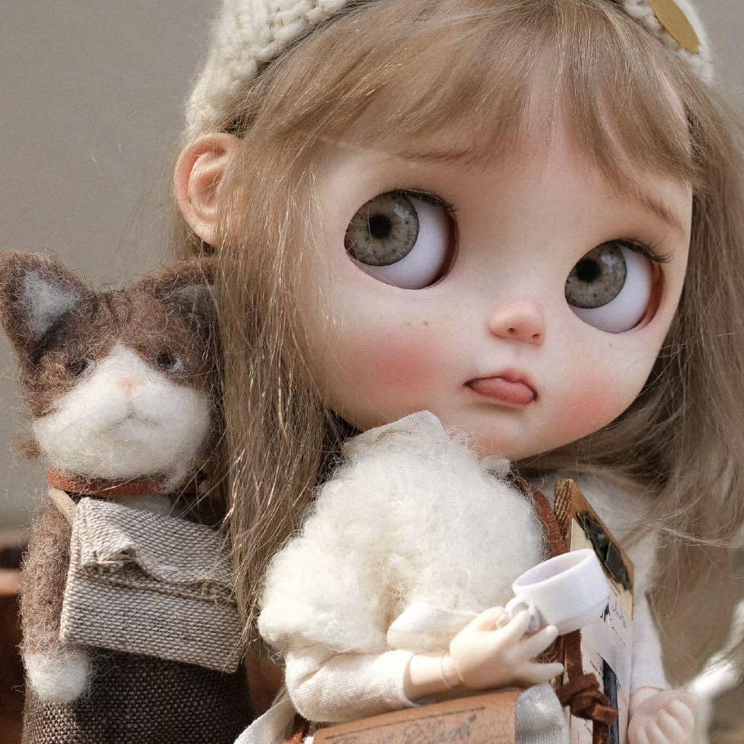 カスタムブライス 海外作家様 ドール 困ったちゃん ナチュラル 幼い