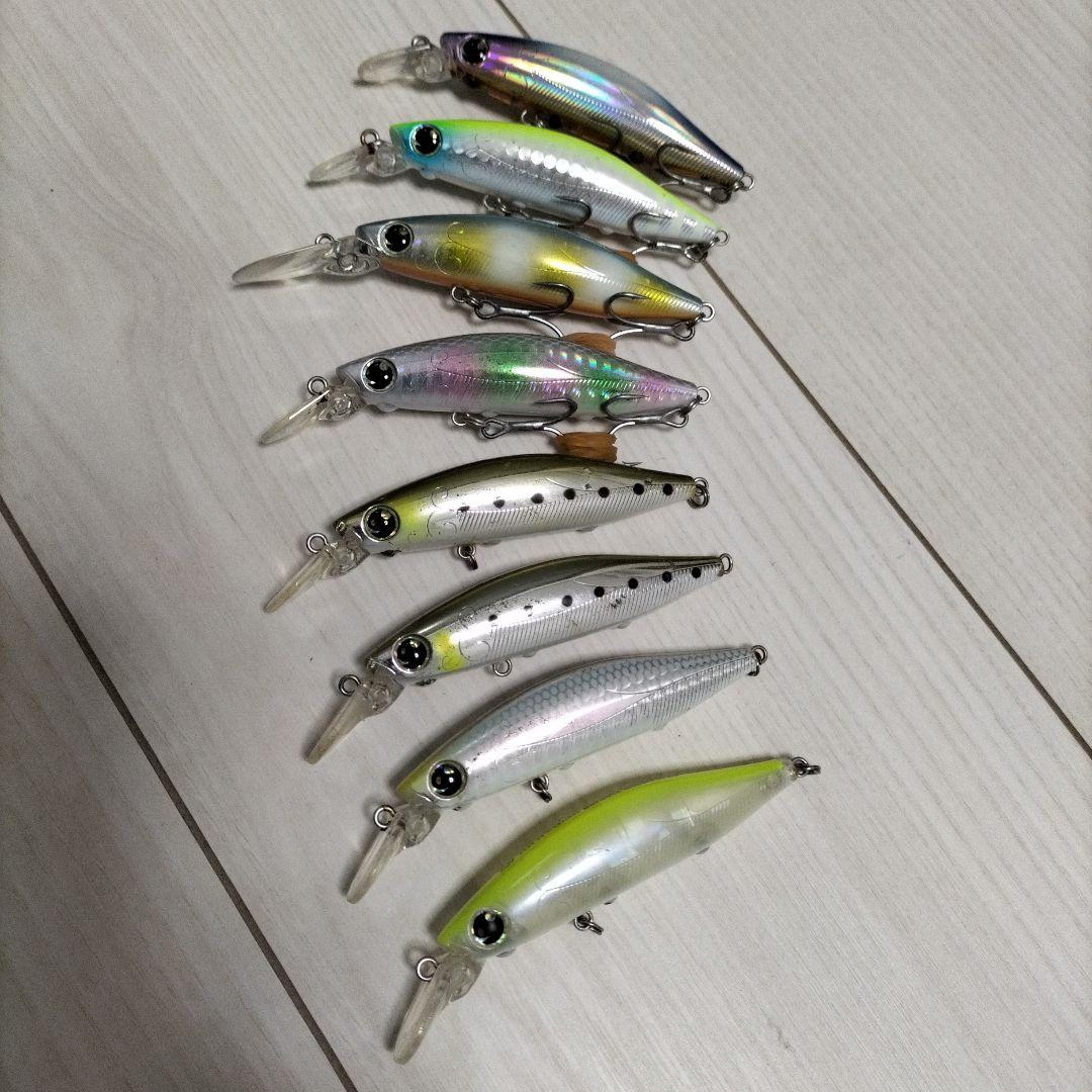 ルアー　ダイワ　ベイソールミノー　73S 9g 上から3番目はDRで12g