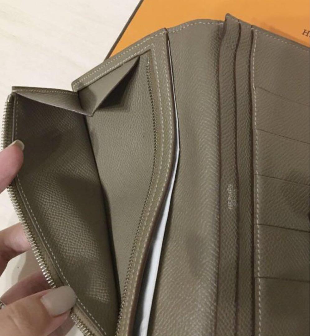 HERMES エルメス ベアンスフレヴォーエプソン エトゥープ