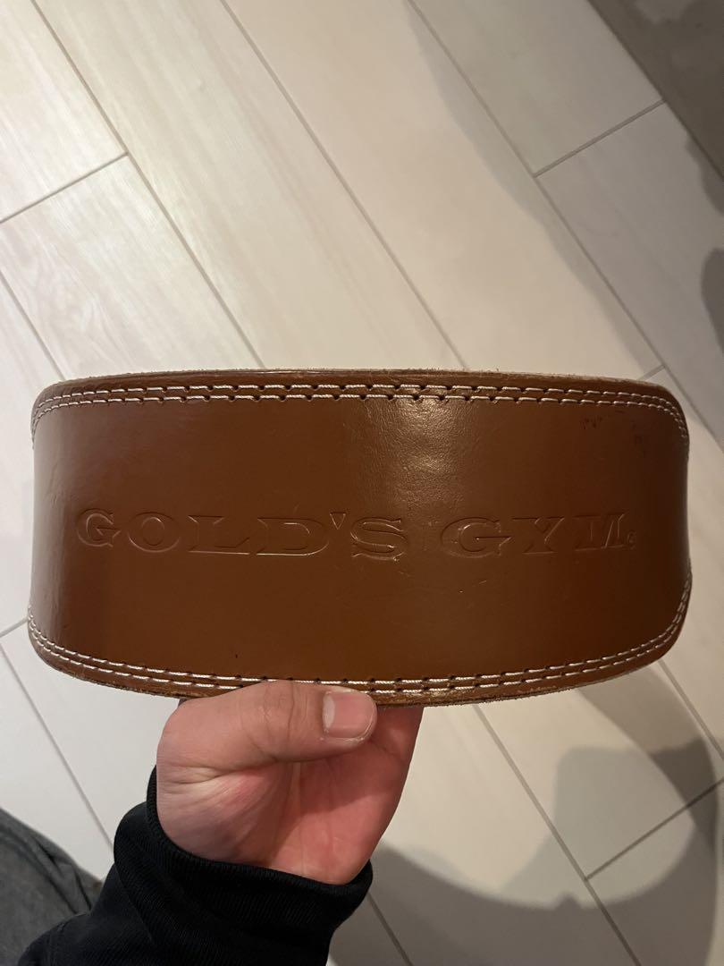 GOLD'S GYM ゴールドジム プロレザーベルト Mサイズ トレーニング