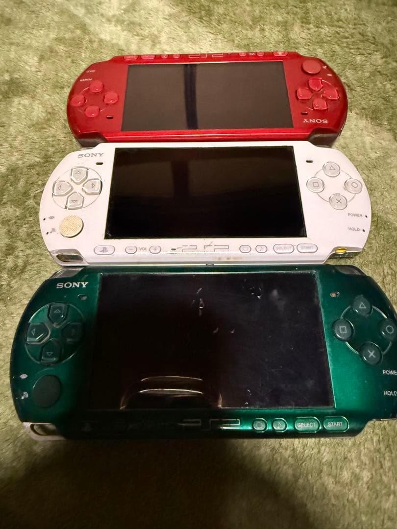 psp-3000本体3個 メモリースティック4個PlayStation Portable