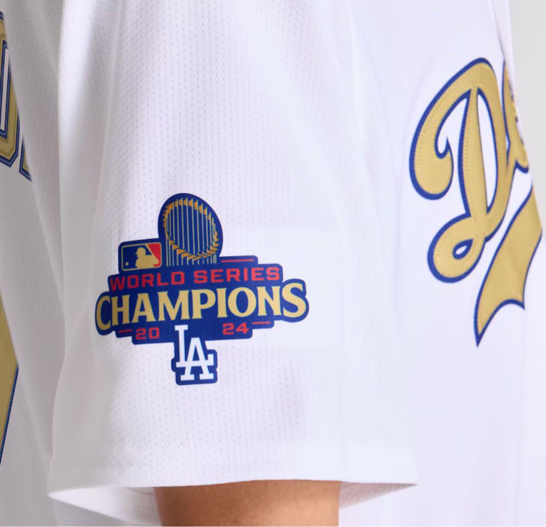 【MLB正規品】サイズL 大谷翔平 ドジャース ゴールドユニフォーム 新品タグ付