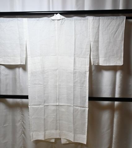 夏用　長襦袢　正絹　絽半衿つき　美品
