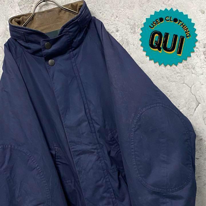 レア90s古着○ノーティカ コットンナイロンジャケット 中綿 メンズ2XL