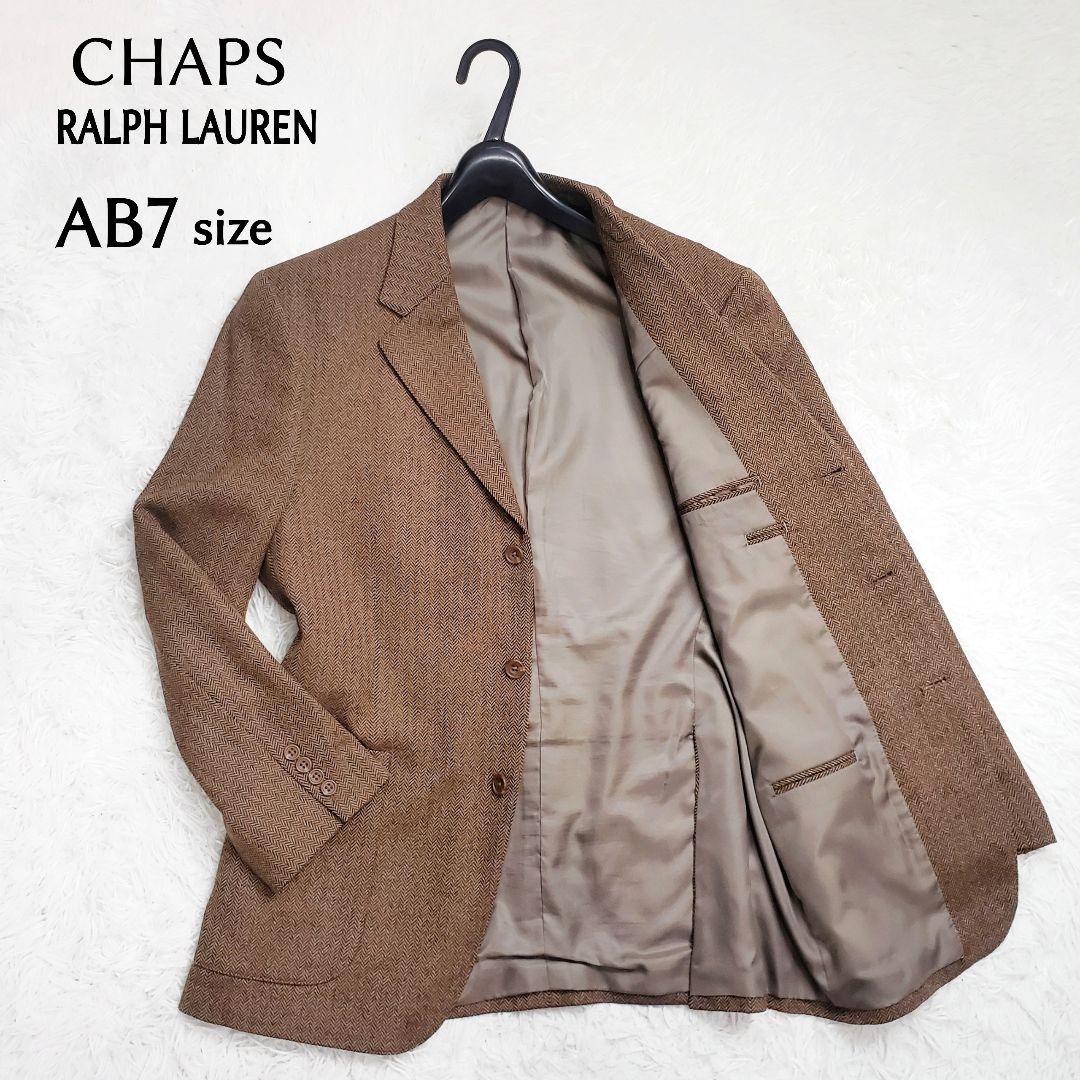 CHAPS RALPH LAUREN ツイードジャケット ヘリンボーンXL LL CHAPS