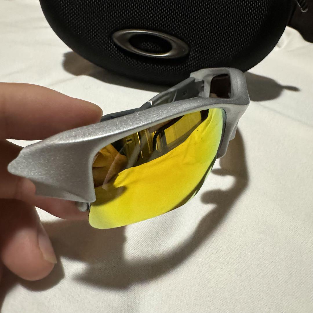 OAKLEY FLAK JACKET サングラス 美品 オークリー シルバー - メルカリ