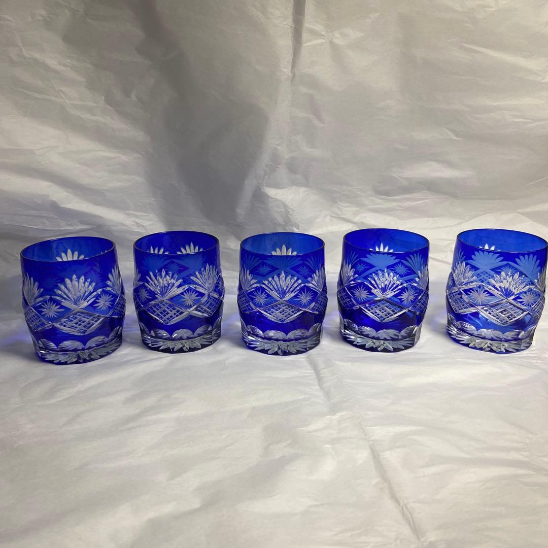 手作り切子 ビール水割りセット 青色ガラスグラスセット マドラー トレーセット 手作り切子 ビール水割りセット 青色ガラスグラスセット マドラー トレーセット
