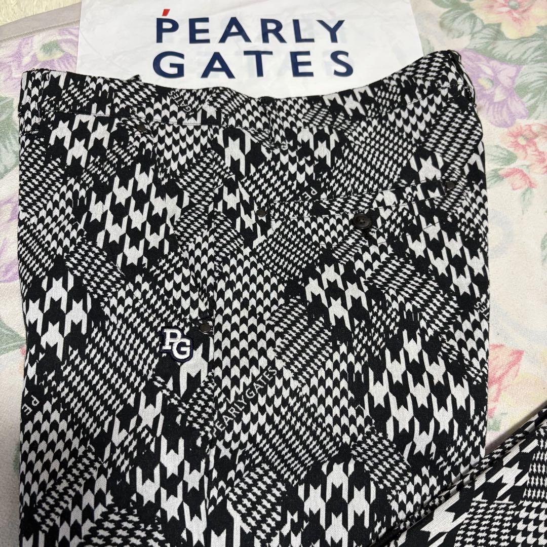 限定セール -SALE 未使用サイズ6/PEARLY GATES春夏/千鳥チェック/4Pストレッチパンツ メンズウェア