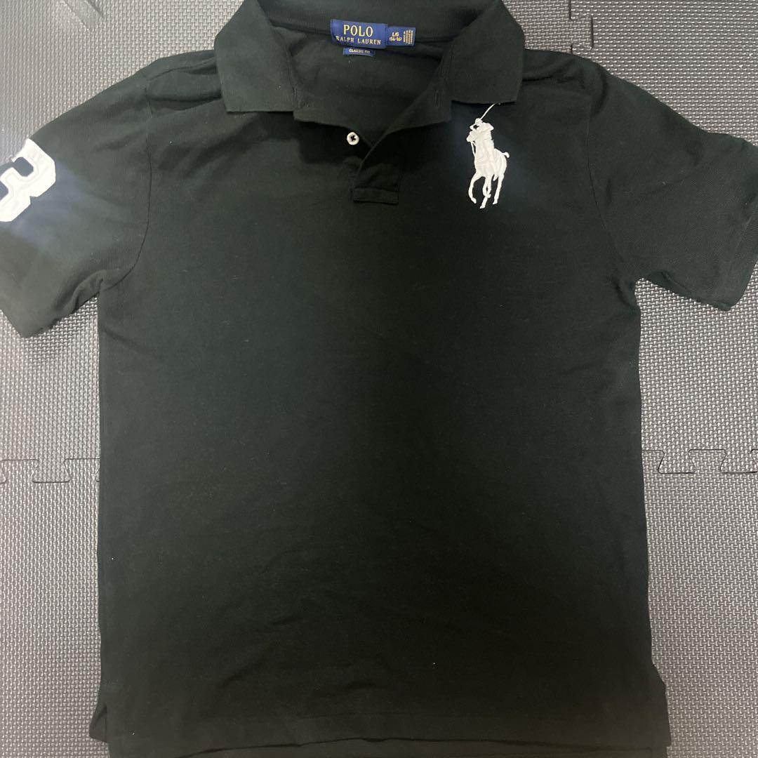 Polo RalphLaurenポロラルフローレンポロシャツビックポニーブラック
