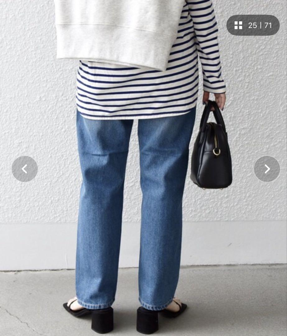 値下げ↓ SHIPS any シップス エニー　ハイライズ デニムパンツ　40