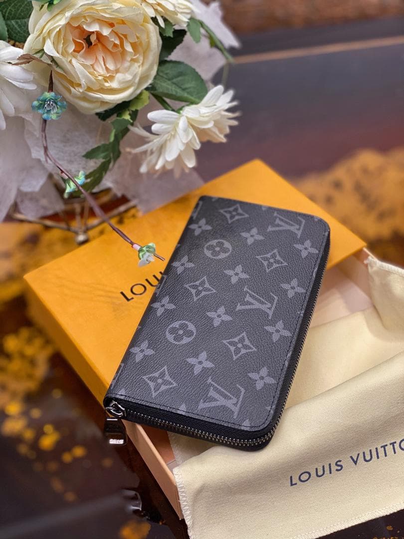 Louis Vuitton グレー モノグラム 長財布