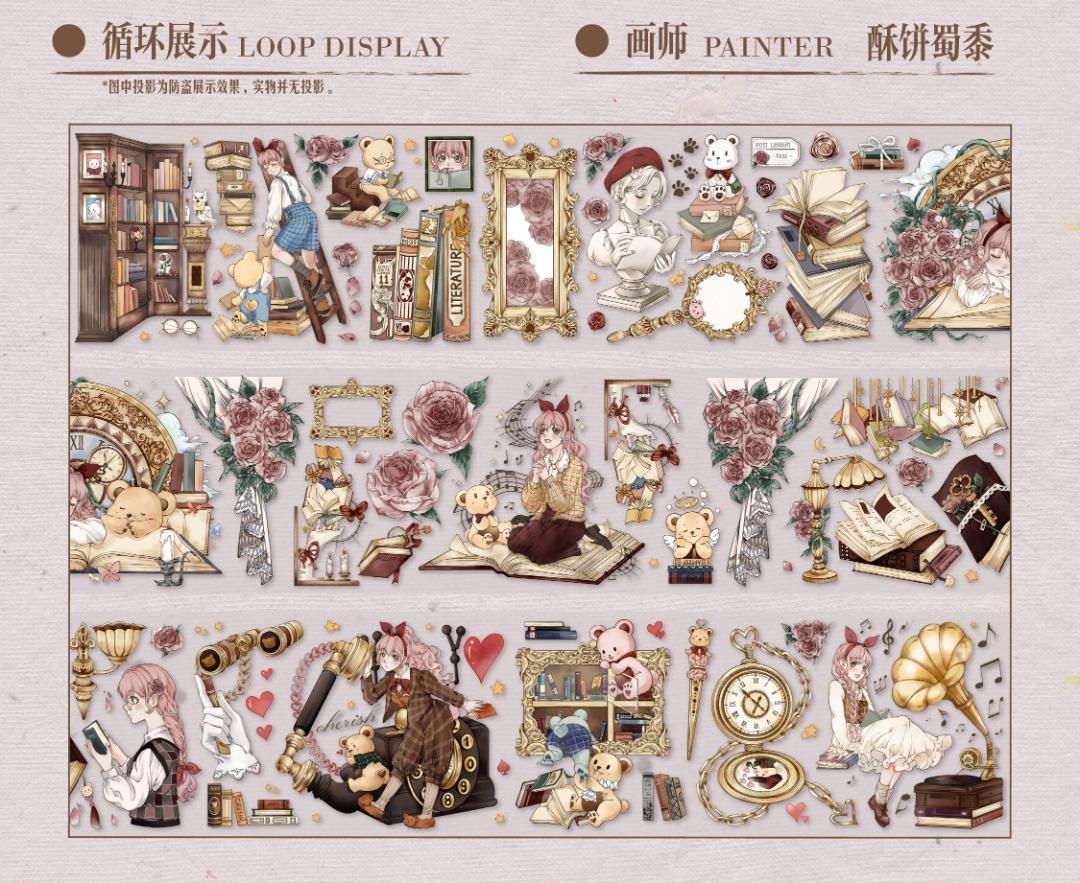 MOOKA玫瑰童话The rose story♡ 8cm×1M　切り売り