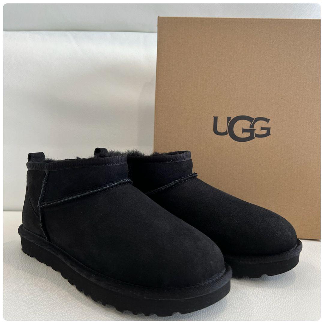 アグ UGG クラシックウルトラミニ ブーツ ブラック