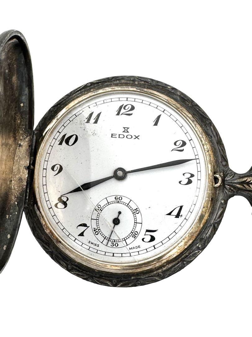 ジャンク EDOX エドックス 手巻き 懐中時計 A3350 メンズ ジャンク EDOX エドックス 手巻き 懐中時計 A3350 メンズ