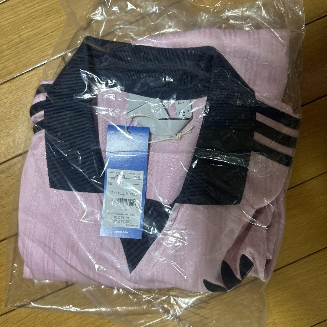 adidas COLLARED GOALIE クリアピンク 新品未使用 Lサイズ