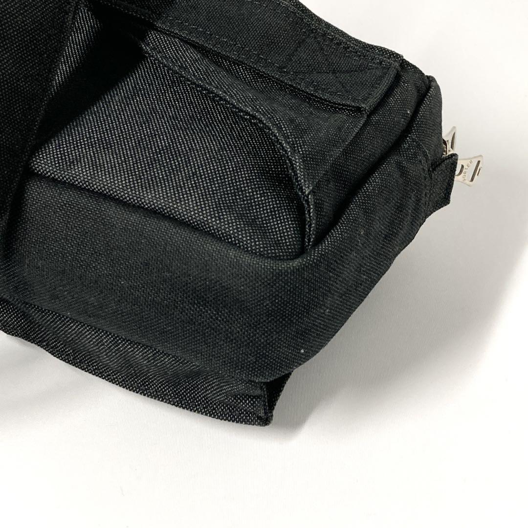 【美品】ポーター スモーキー ボディバッグ 灰色