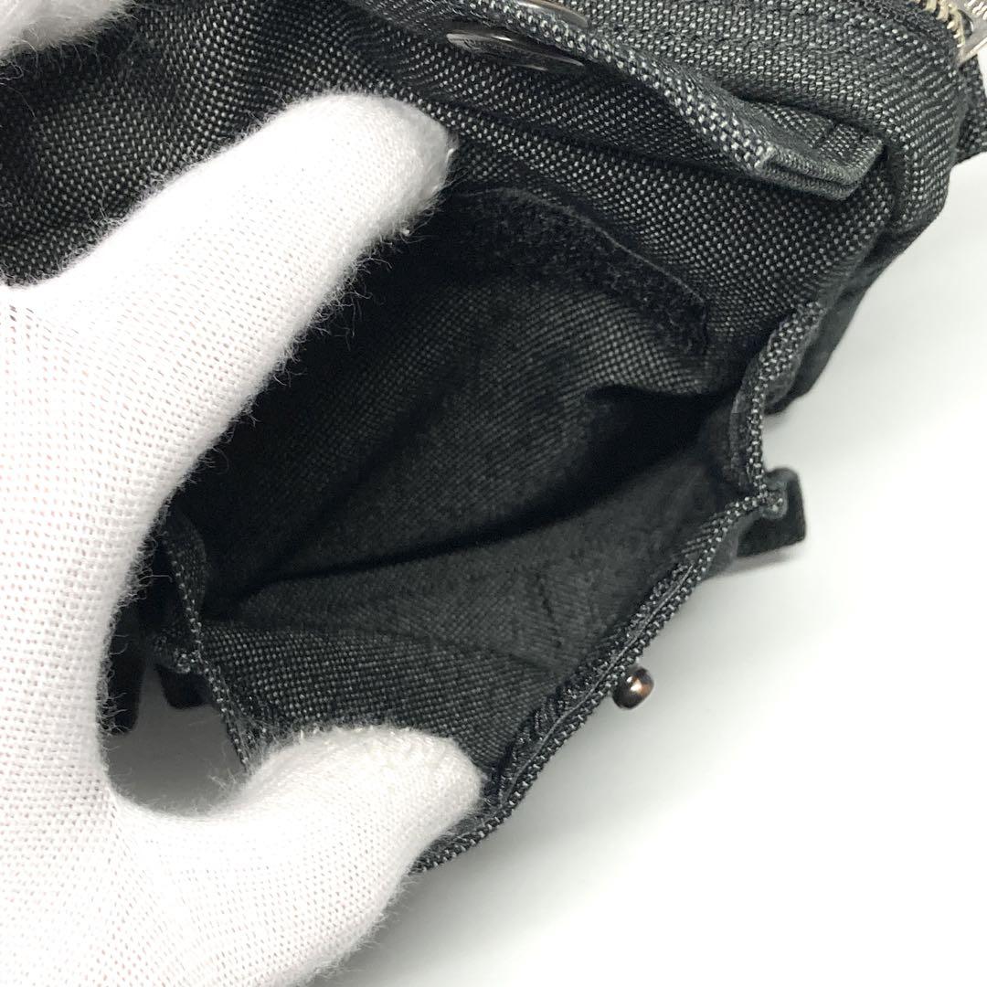 【美品】ポーター スモーキー ボディバッグ 灰色
