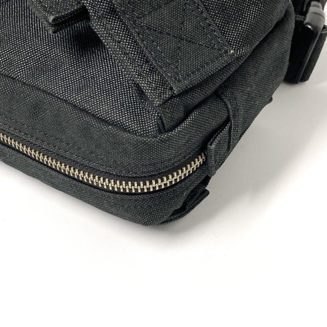 【美品】ポーター スモーキー ボディバッグ 灰色