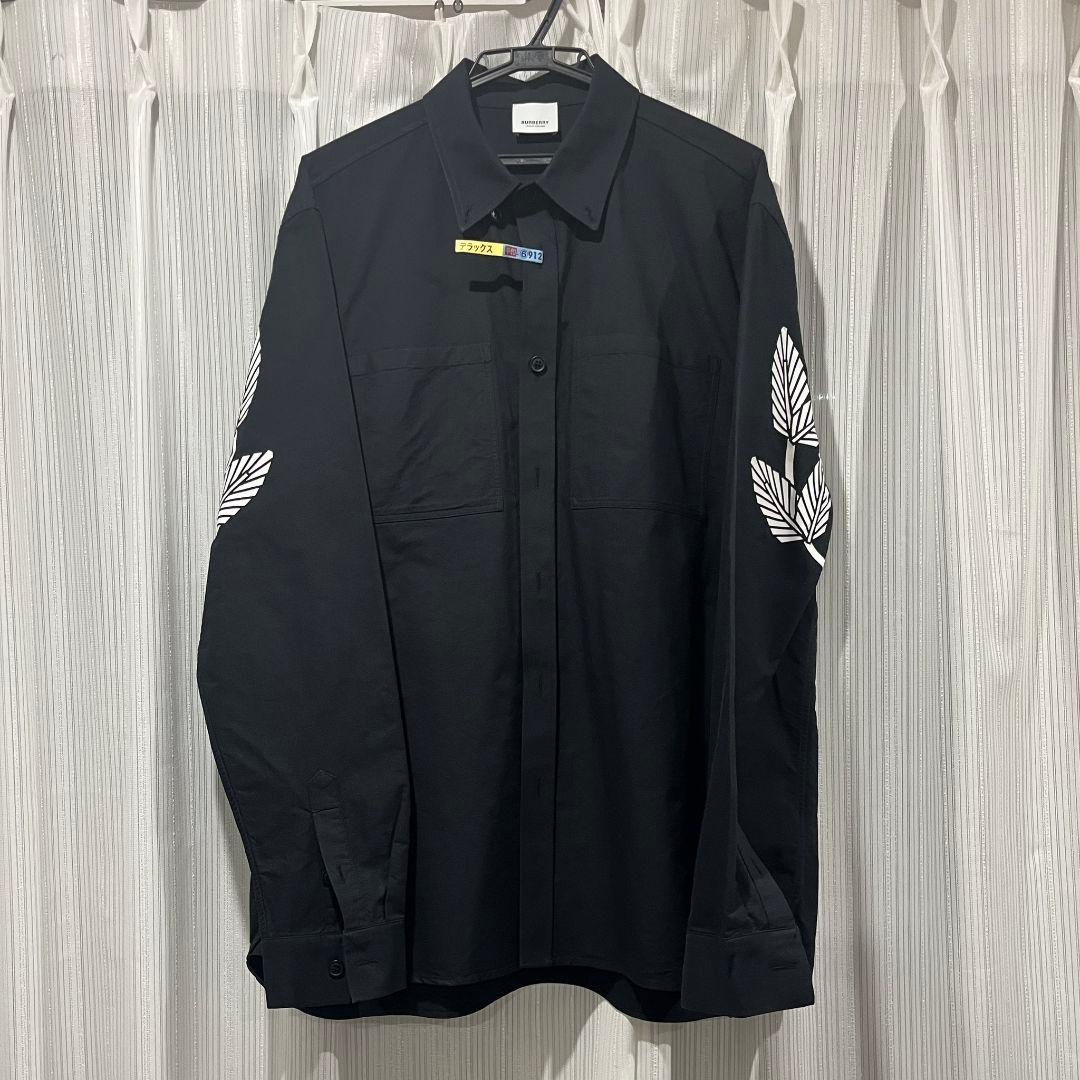 BURBERRY EKDプリント オックスフォード オーバーシャツ BURBERRY EKDプリント オックスフォード オーバーシャツ