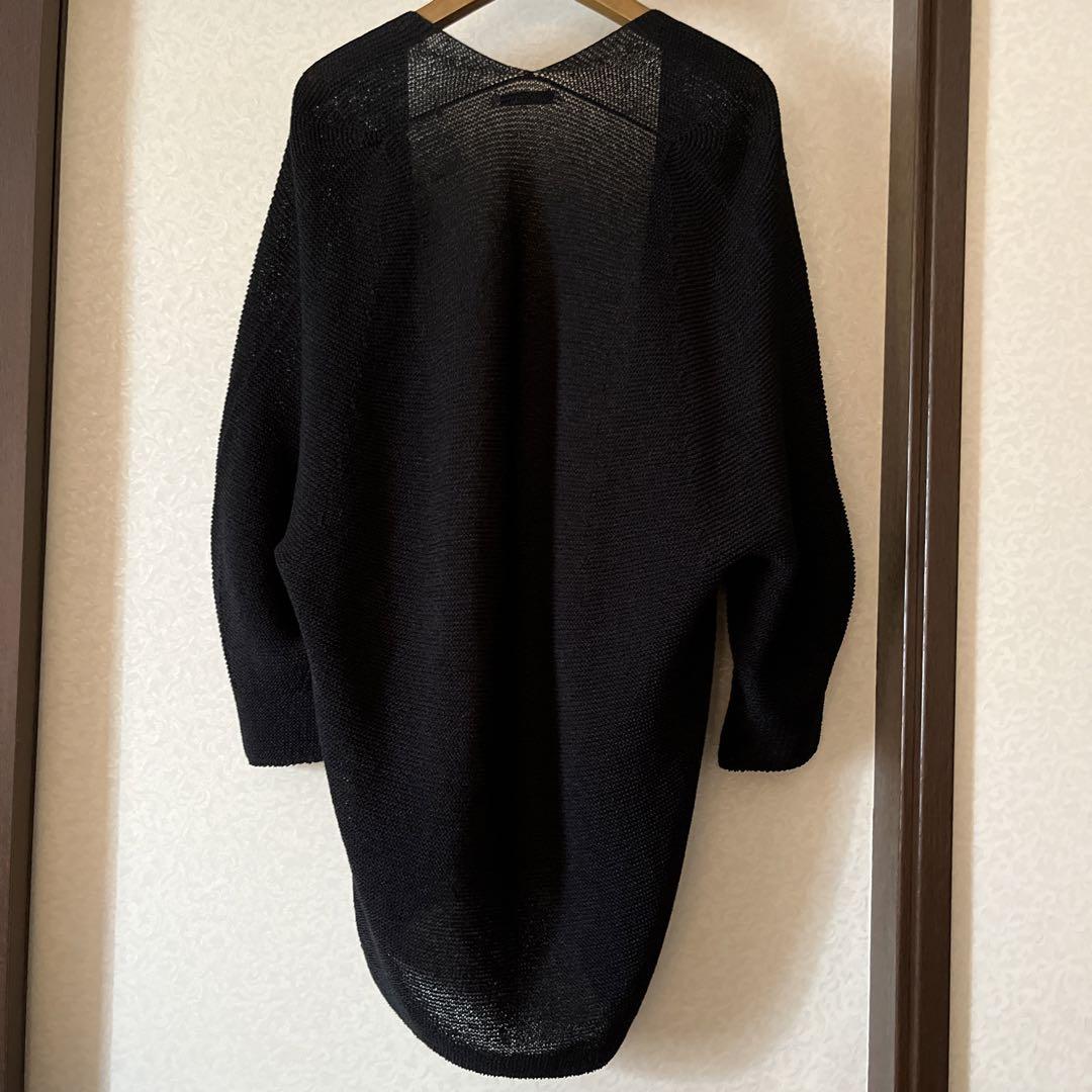 美品】 ANAYI (アナイ) 和紙ガーターミドルカーディガン