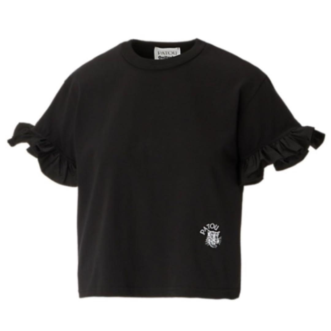 Onitsuka Tiger PATOU コラボ 半袖 Tシャツ ブラック　L