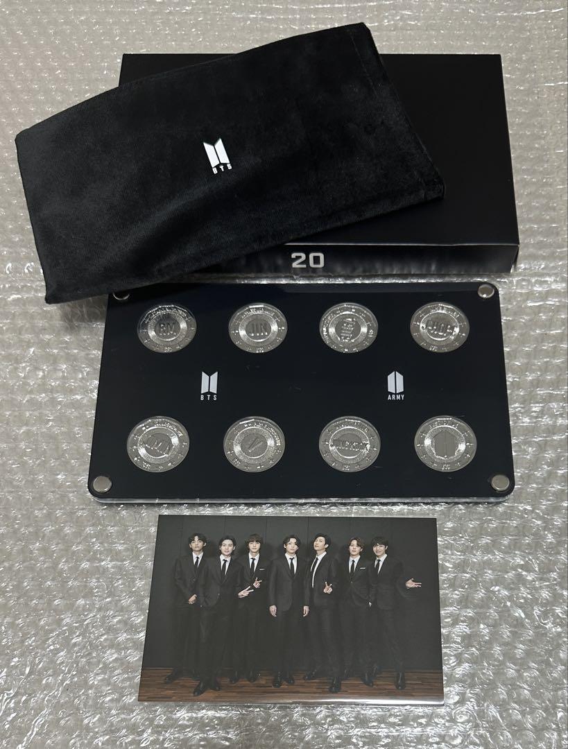 BTS MERCH BOX 20 マーチボックス メモリアルコインセット