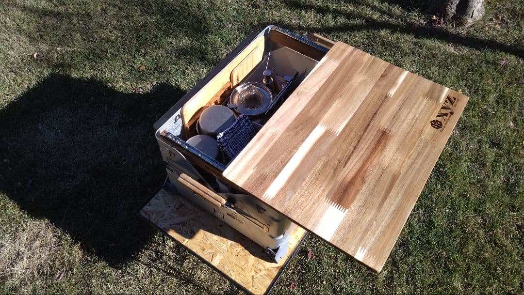 シェルフコンテナ25用 スライド天板＆サイドテーブル＆サイドバー新品、♥