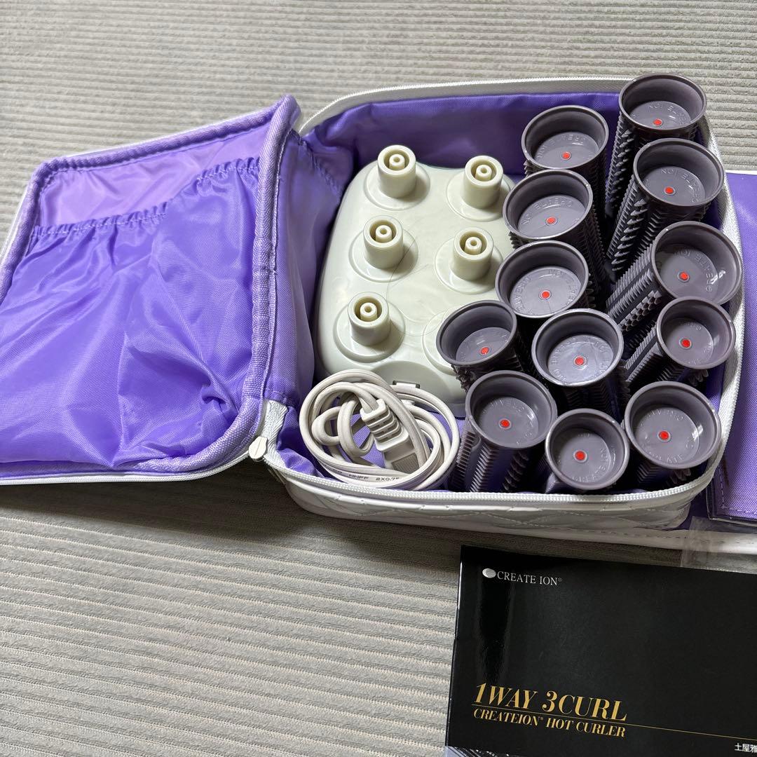 新品未使用 クレイツイオン ホットカーラー ワンウェイ スリーカール 新品未使用 ワンウェイスリーカール クレイツイオン ホットカーラーⅡ