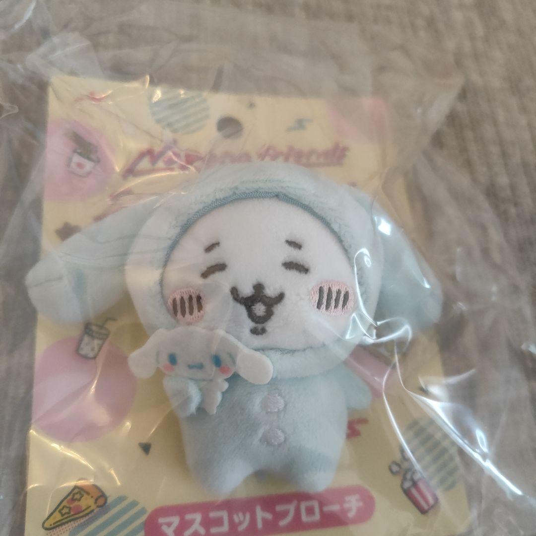 新品　サンリオ　ちいかわ　シナモ　マイメロ　マスコットブローチ　2個セット ちいかわ×サンリオキャラクターズのコラボ再び！シナモロール