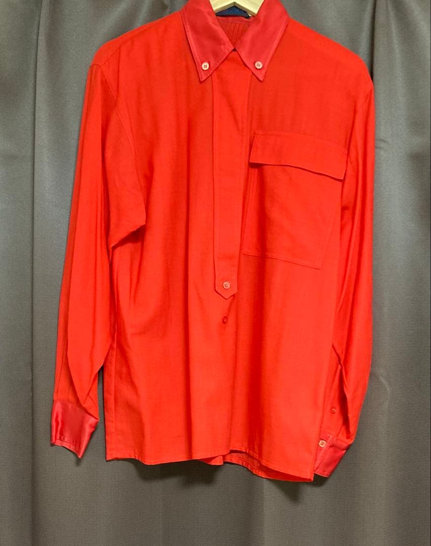 vintage escada dress shirt red vintage escada dress shirt red