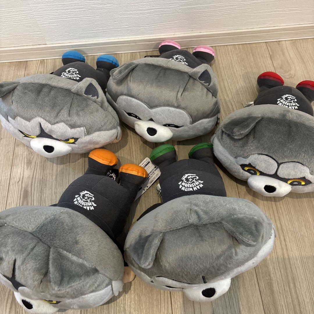 MAN WITH A MISSION BIG 寝そべり ぬいぐるみセット マンウィズアミッション 寝ころび BIG ぬいぐるみ 5体セット