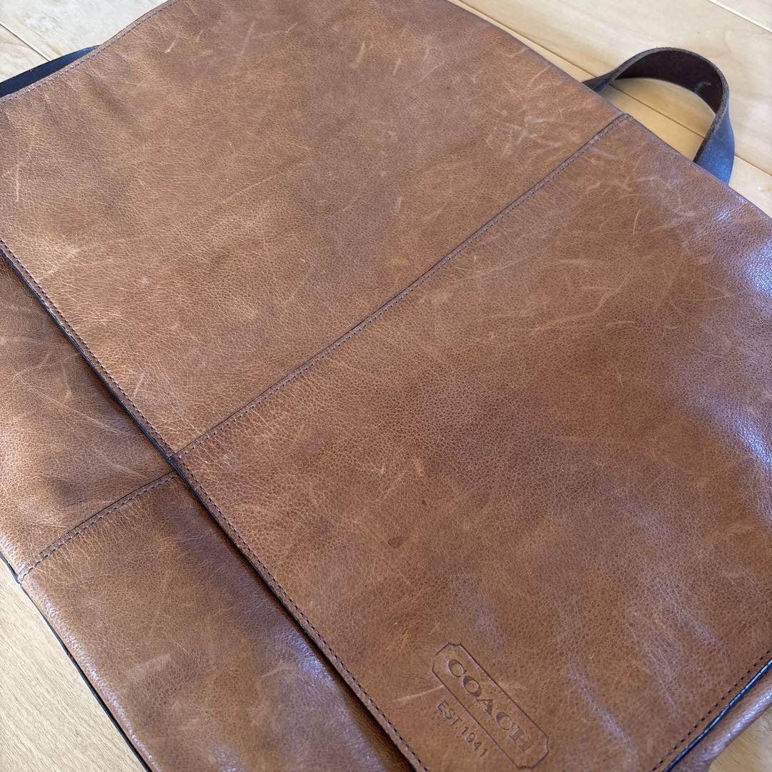 コーチ　COACH ブラウンレザー ショルダーバッグ balifitnesscenter.com