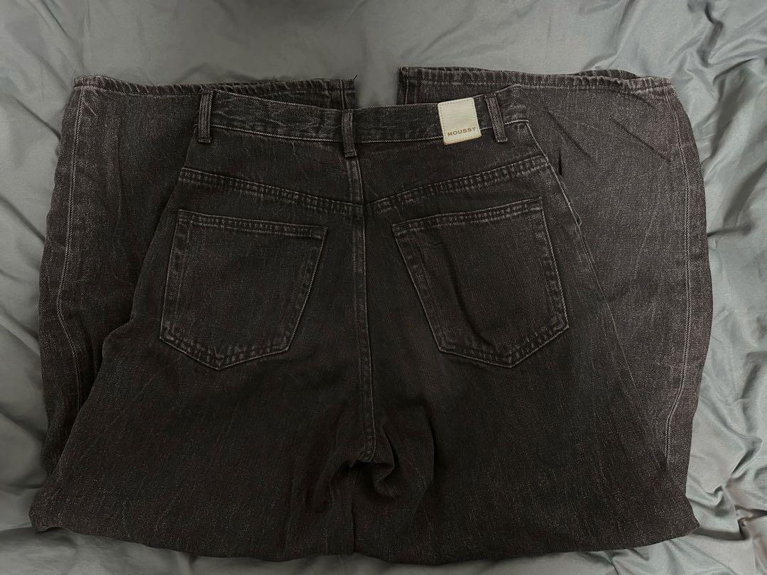 パンツ MOUSSY/WAVY TUCK BAGGY