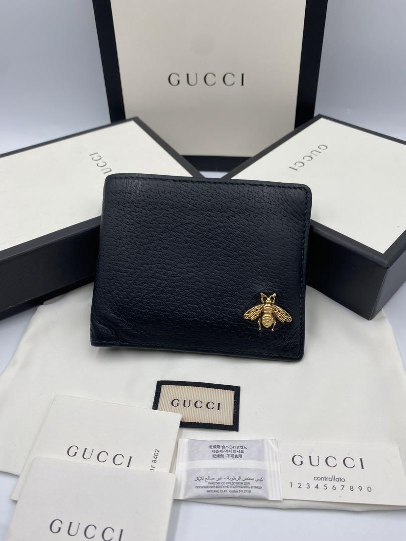 美品✨ GUCCI グッチ アニマリエ レザー 二つ折り財布 蜂