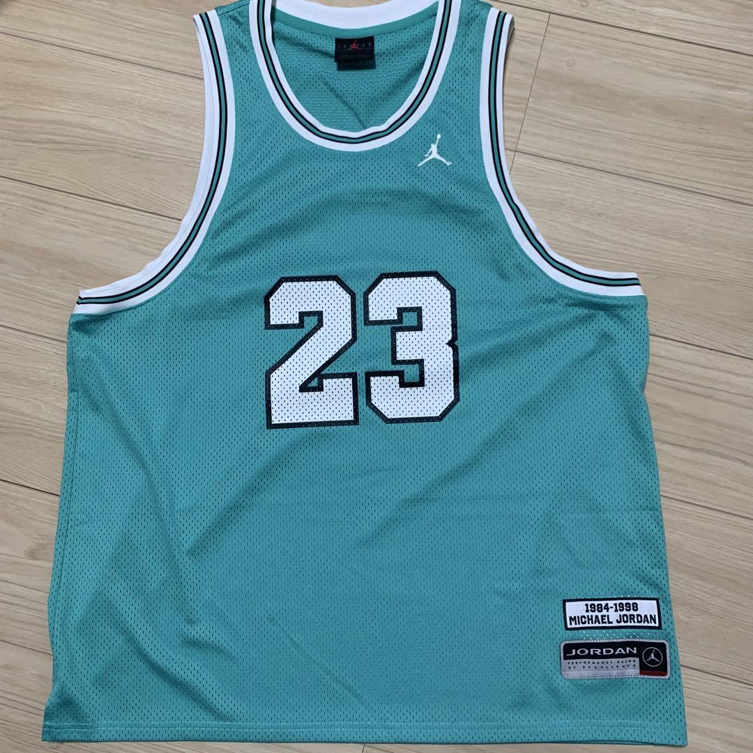 【極美品】NIKE JORDAN タンクトップ Lサイズ ティファニーブルー