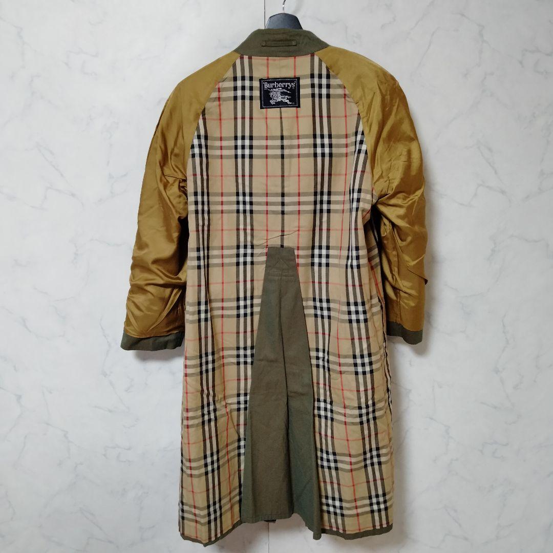 カテゴリー◺ 極美品 玉虫色 ノバチェック 完品 XmopK-m91591095839 BURBERRYS トレンチコート Ⓗコットン