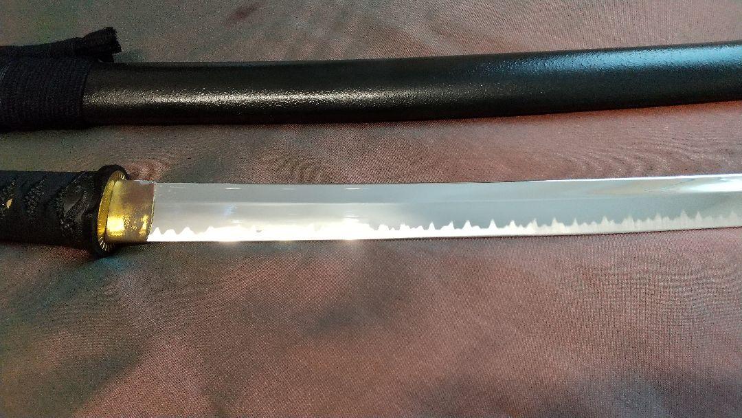 【鶴姫一文字風】模造刀 互の目刃 刀剣 喰出し鍔 模擬刀 sword 上杉謙信